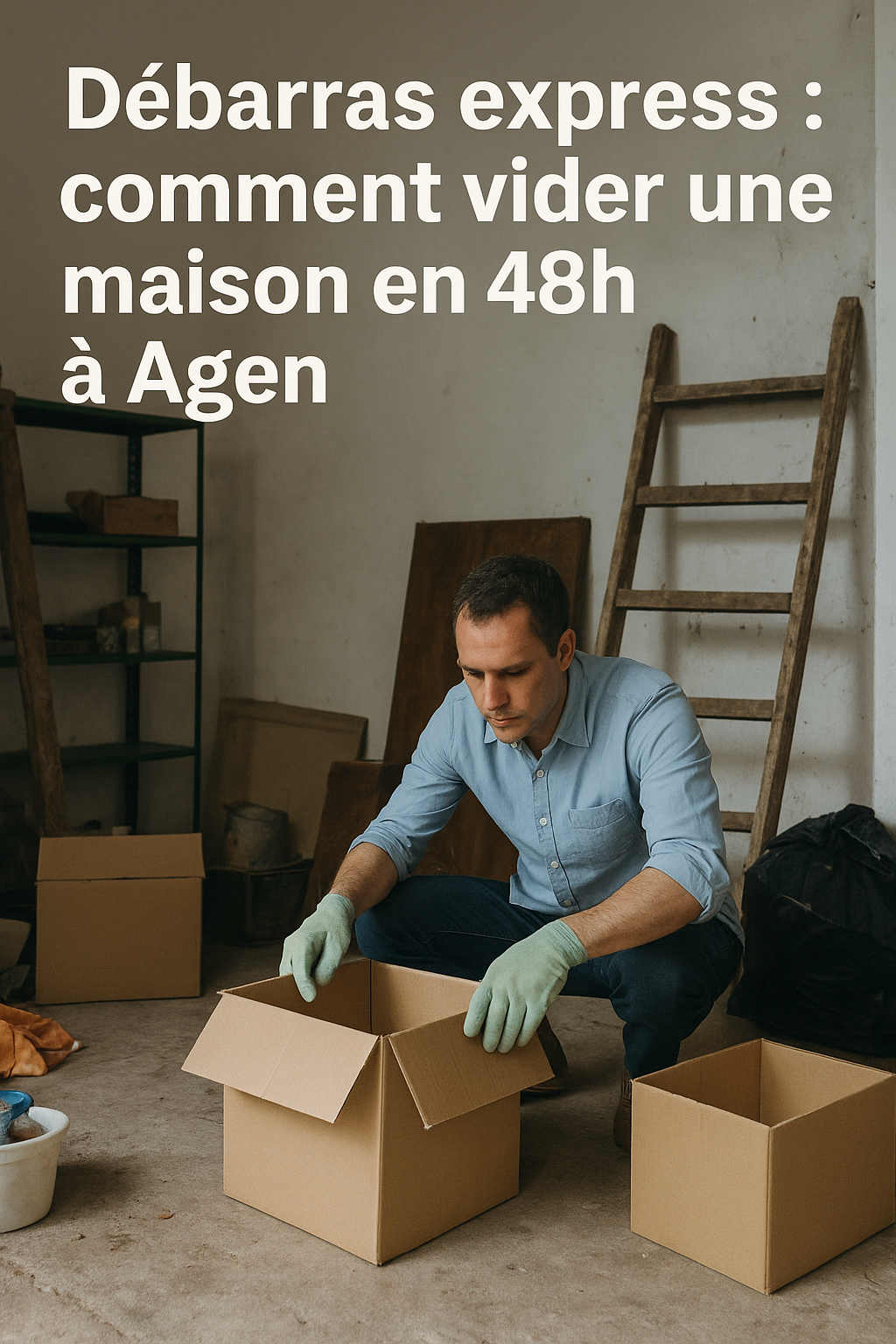 Lire la suite à propos de l’article Débarras express : comment vider une maison en 48h à Agen