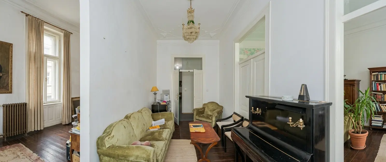 Débarras maison à Agen – salon – avant intervention
